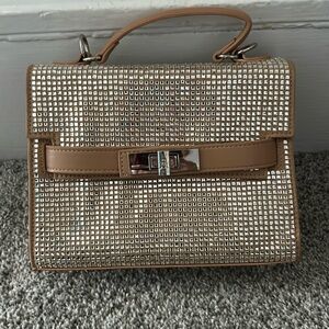 Steve Madden mini rhinestone handbag